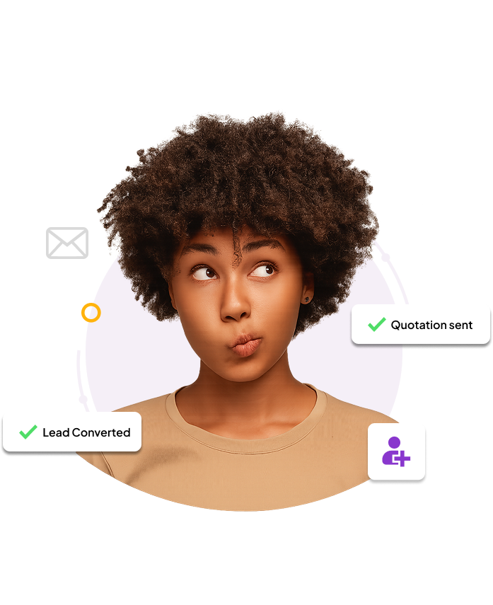 CRM workflow illustration